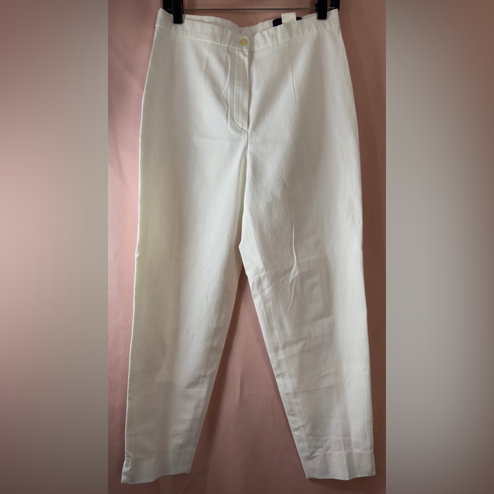 Orwell Elegant Cream Women's Cropped Pants
